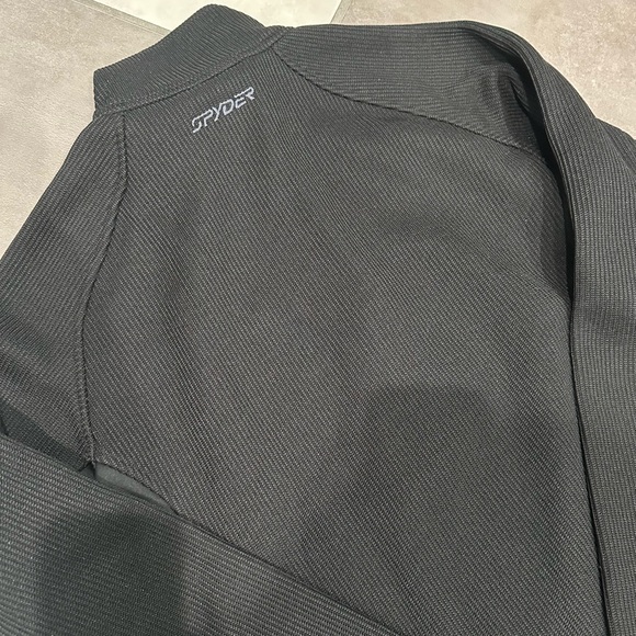 Mens Spyder Half Zip Sweater (M) - Picture 3 of 5